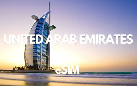 UAE Data eSIM 300MB per Day to 10GB -30Days (Instant Delivery)