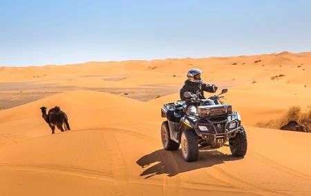 Dubai Evening Desert Safari with Quad bike, Dinner and Show