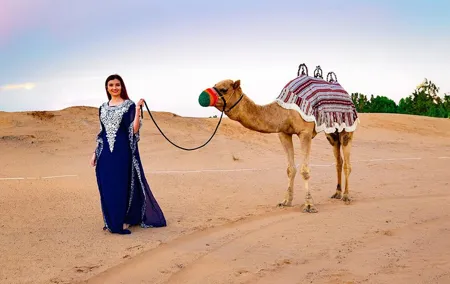 Dubai Red Dune Desert Safari BBQ Dinner, Camel Ride & Live Shows