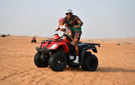 Premium Dubai Desert Safari and Quad Bike Ride
