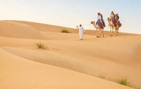 Premium Red Dunes Safari and Camel Safari with BBQ Dinner