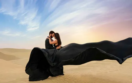 Flying dress photoshoot Dubai Solo, Couple and Group Session