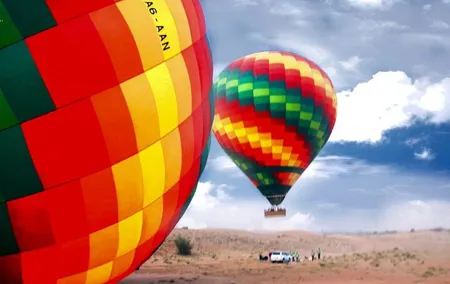 Sunrise Hot Air Balloon Ride in Dubai with Breakfast, Camel ride, and More