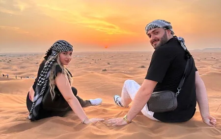 Sunrise Desert safari With Quad bike ride Sandboard & Camel ride