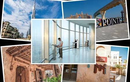 Cultural and Modern Dubai Tour: Blue Mosque & Burj Khalifa Visit