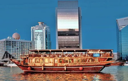 Dubai Creek Cruise Dinner with Transfer