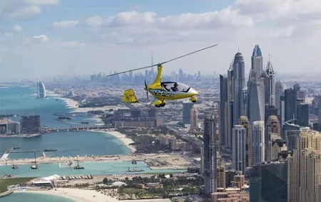 Gyrocopter Flight Experience Dubai With Private Transfers