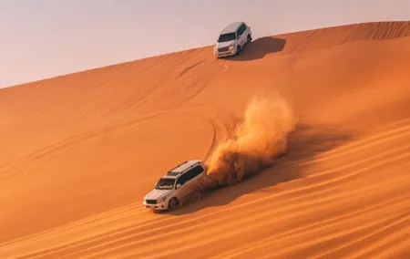 Dubai Desert Safari: Dune Bashing, Camel Ride & BBQ Dinner
