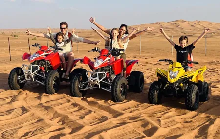 Dubai Quad Bike Tour with Camel Ride and BBQ Dinner