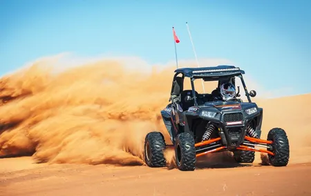 Private Dune Buggy Adventure with Sand boarding and Refreshments from Dubai