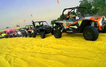 Dubai Evening Desert Dune Buggy With Buffet Dinner