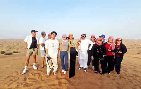 4X4 Dubai Desert Safari with BBQ dinner, Camels & Live Show