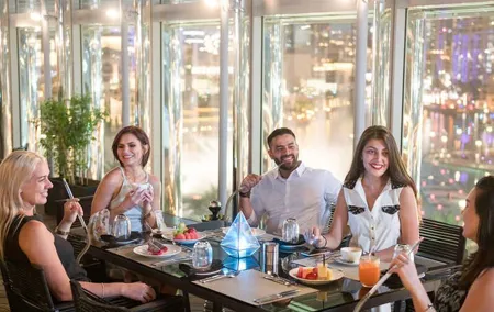 At The Top Burj Khalifa And Meal at The Burj Club with Transfers