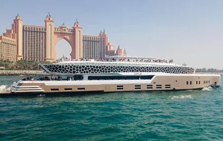 Dubai's Lotus Mega Yacht Dinner Cruise