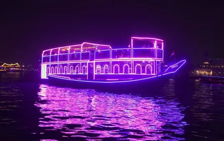 Dubai Dhow Cruise Dinner in Deira Creek