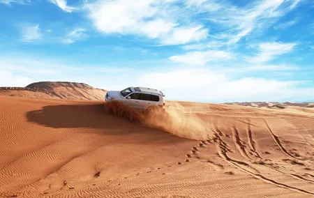 Desert Safari in 4x4 Car with BBQ Dinner and Belly Dance