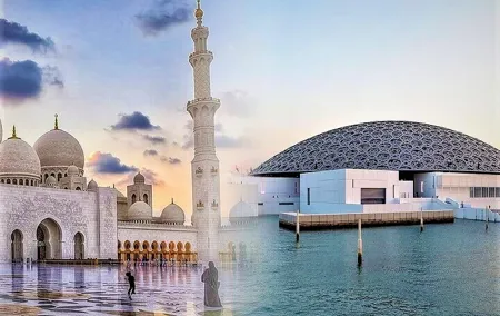 Abu Dhabi Grand Mosque Tour and Louvre Museum Visit from Dubai