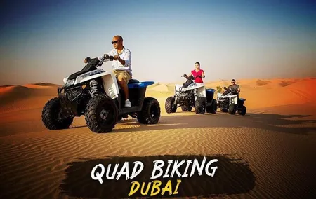 Dubai Desert Safari with Quad Biking, Dune Bashing & BBQ Dinner