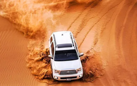 Private VIP Red Dune 4x4 Desert Safari with Camel Ride & Dinner