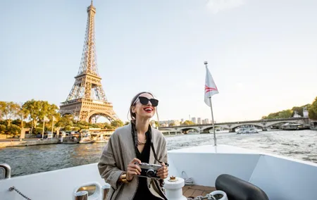Seine River Guided Cruise Champagne Option by Vedettes de Paris