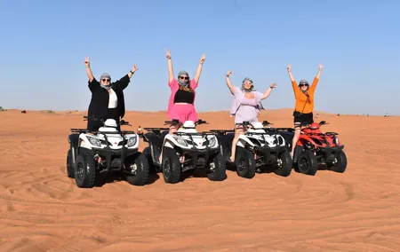 Dubai VIP Desert Safari: 5-Star Camp with Live BBQ & ATV Ride