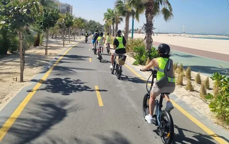 Dubai Electric Bicycle Tour: Explore Burj Al Arab in Style! 
