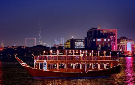 Dubai Creek Dhow cruise Dinner with transfers