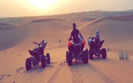 Dubai Evening Desert Safari With Quad Bike