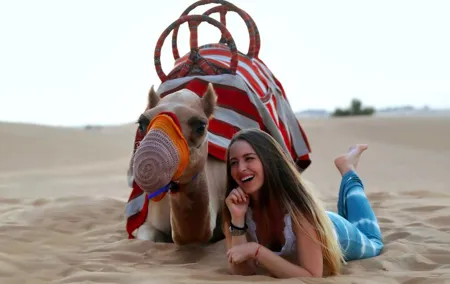 Camel Desert Safari with Traditional Dinner & Heritage Activities from Dubai