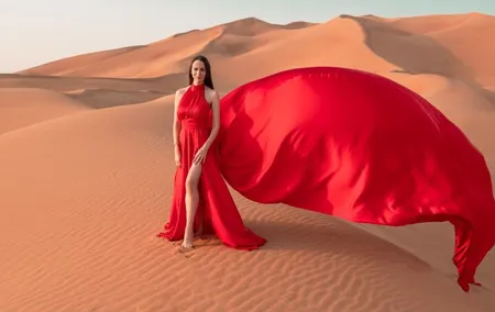 Flying Dress Dubai Photography