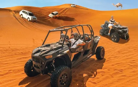 Dubai Desert Safari With Dune Buggy Options and Shared Transfer