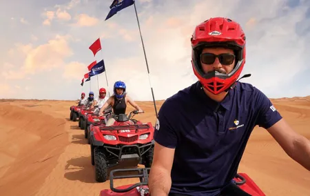Dubai Desert Safari - Premium BBQ Dinner & Quad Bike Option