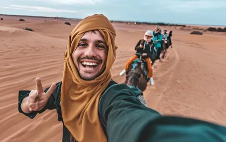 Morning Desert Safari with Dune Bashing and Camel Ride