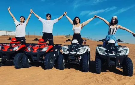 Morning Desert Safari: Dune Bashing, Camel Ride & Sandboarding