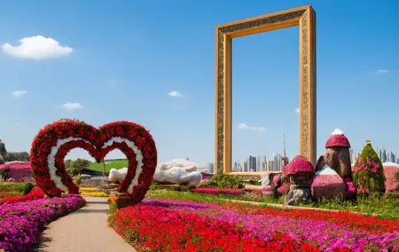 Dubai Miracle Garden & Dubai Frame Combo Tickets