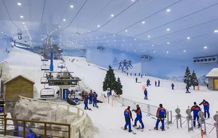 Private Ski Dubai tour with roundtrip transfers
