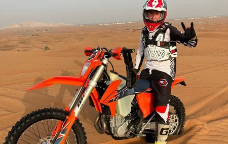Dubai: KTM Desert Dirt Bike ride Motocross