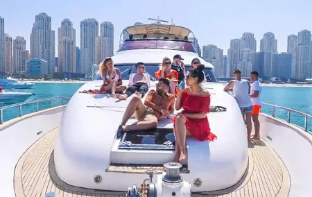 Dubai Yacht Tour with Stunning Coastline Views