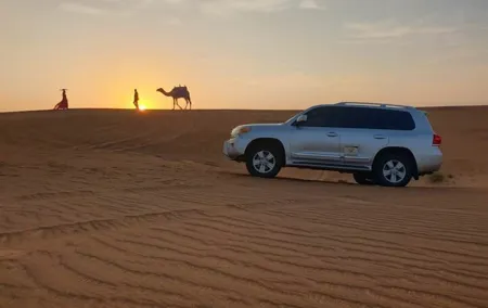 Big Red Dunes Desert Safari in Dubai with Camel Ride, Live Shows & BBQ Dinner