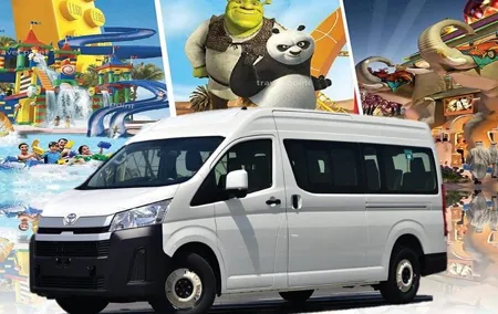 Sharing Transfers from Dubai Hotels To Dubai Parks and Resorts