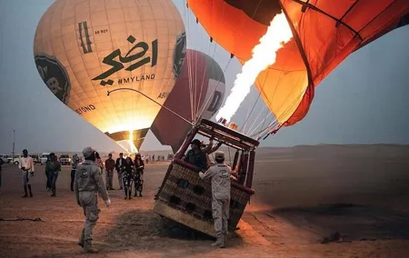 Standard Enjoy Dubai Hot Air Balloon Views From Dubai