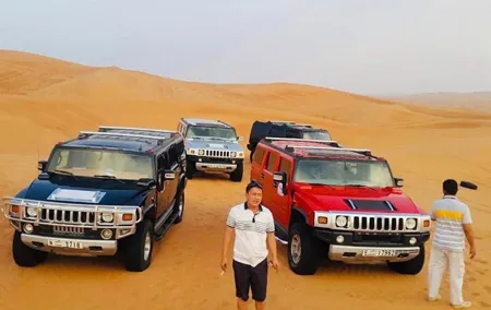 Private Hummer Desert Safari Experience with BBQ Dinner