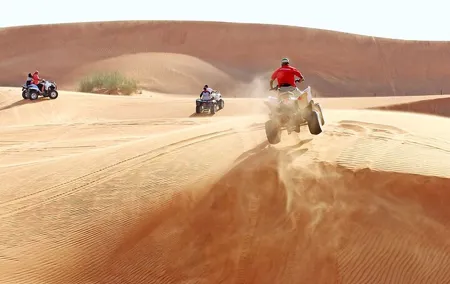 Adventure Quad Bike Safari, Camel Ride & Sandboarding