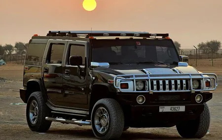 Hummer Desert Safari Experience with BBQ Dinner in Dubai