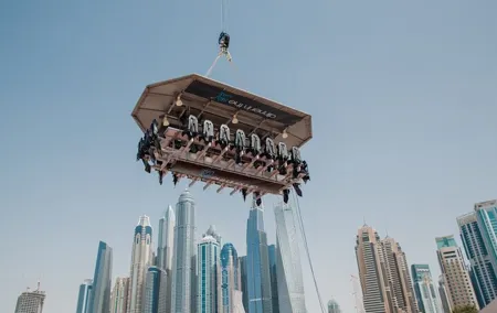Dinner In The Sky - A Unique Experience in Dubai Skyline