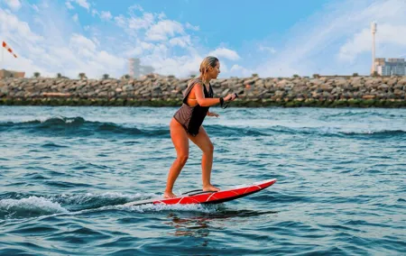 EFoil and Hydrofoil Surfboard Activity in Dubai