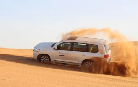 Red Dunes Desert Safari, Sand Board, Camel Ride with BBQ Dinner