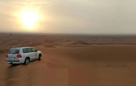Morning Dune Bashing With Sand Boarding And Camel Ride in Red Dunes Desert