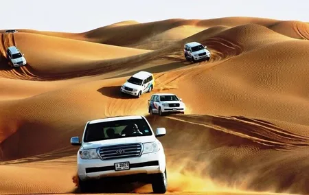 Red Dune Safari with 4x4 Pick up and Camel Ride plus BBQ