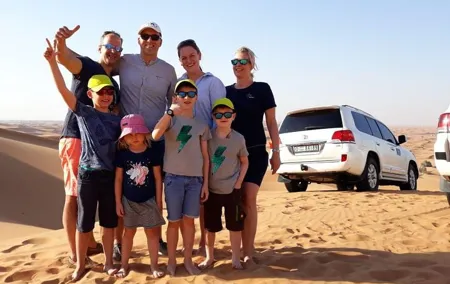 Dubai Desert Safari with Dune Bashing, Camel Ride & BBQ from RAK